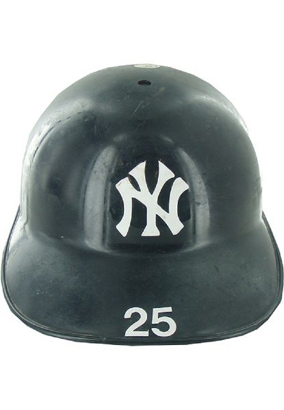 Mark Teixeira #25 2010 Yankees Game Issued Batting Helmet (7 5/8) (No Flaps) (FJ123500)
